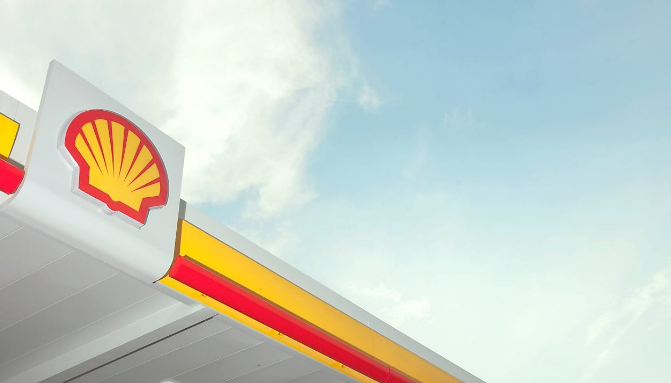 shell gas station sign