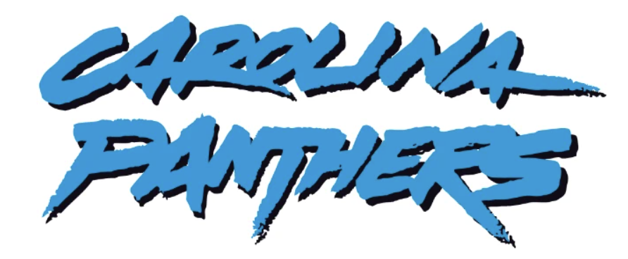 carolina panther logo font 1996