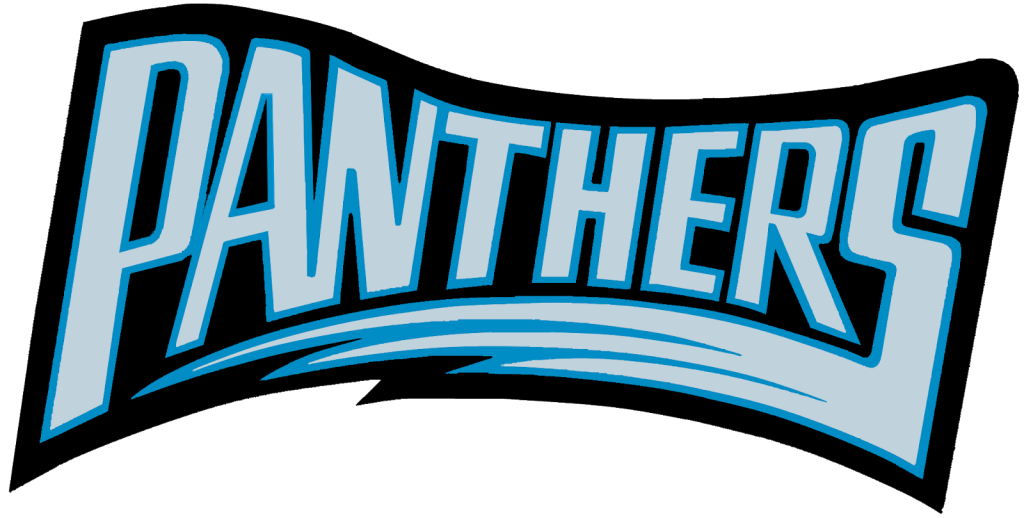 carolina panther logo font 1995