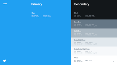 twitter logo hex colors