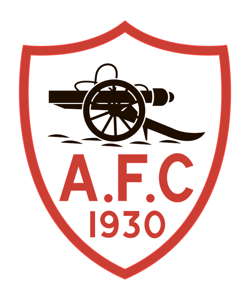 Arsenal Logo 1930 red and black badge