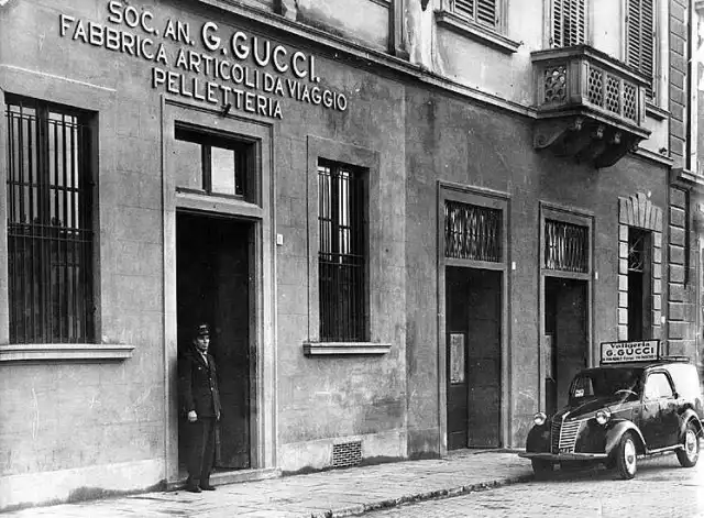 Small building in black and white photo
