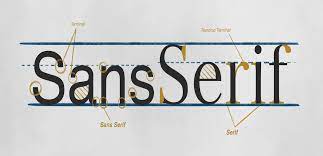 sans serif font
