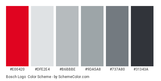 bosch logo hex colors