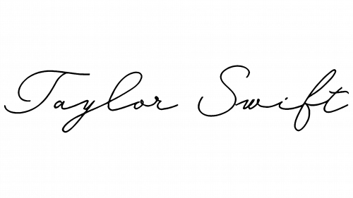 Taylor Swift Logo With Cursive Font