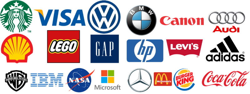 Modern logos today