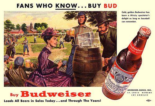Old Budweiser  poster