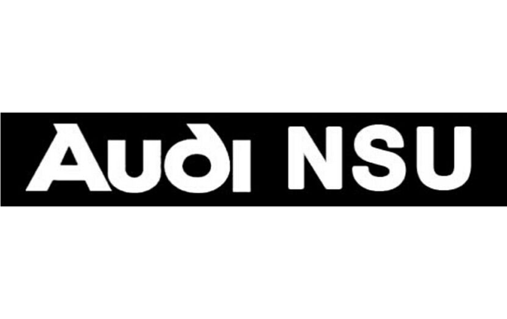 Audi NSU logo black and white