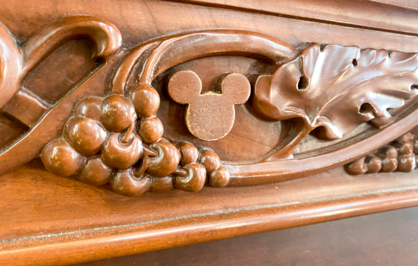 Hidden Mickey in a design