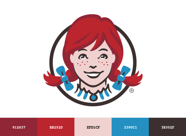 Wendy's logo colors