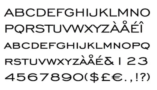 John Deere’s logo font