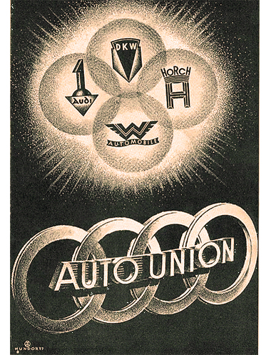 Vintage Auto Union poster