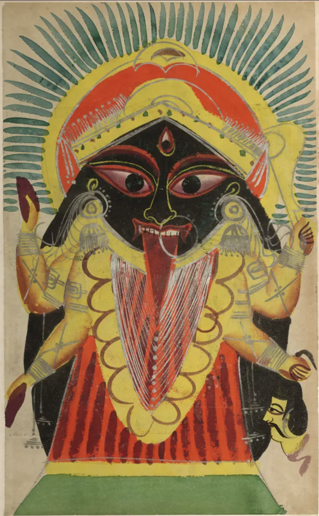 The Hindu godess Kali
