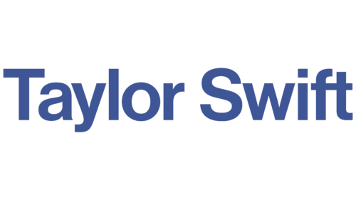 Taylor Swift Logo In Blue