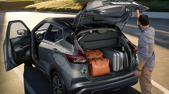 open car trunk