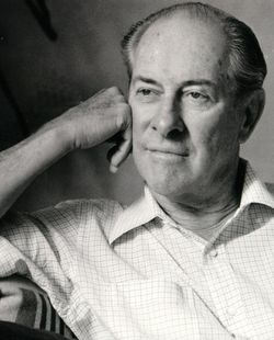 black and white photo of a man