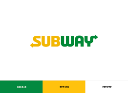 Subway Logo hex colors