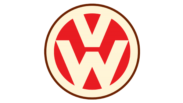 Volkswagen  ads color logo 1945