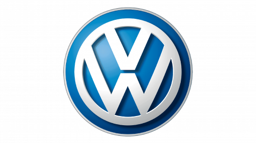 three dimensional 2000 Volkswagen logo 