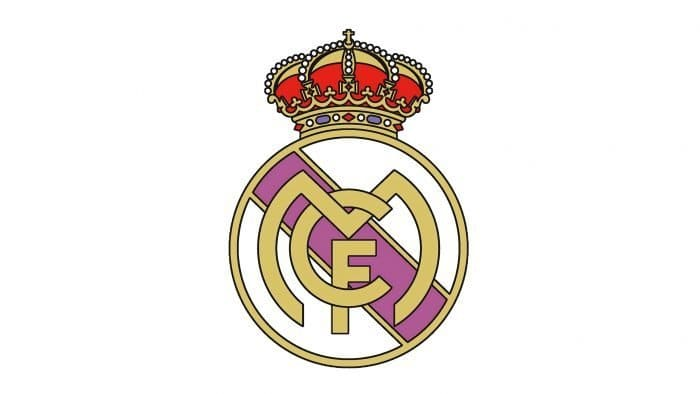 Real Madrid Logo with purple 1997