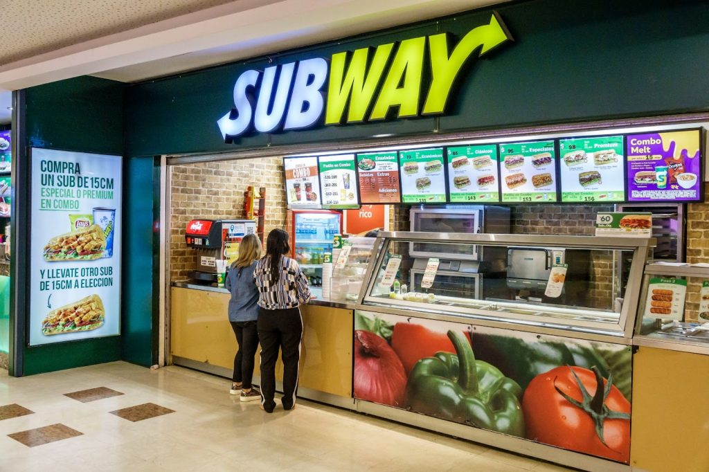 Subway storefront