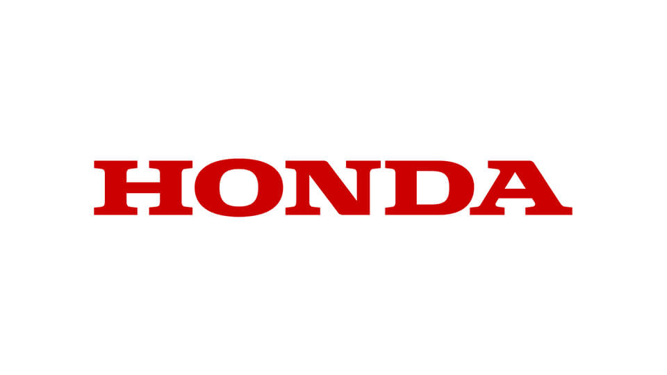Honda Logo font in red