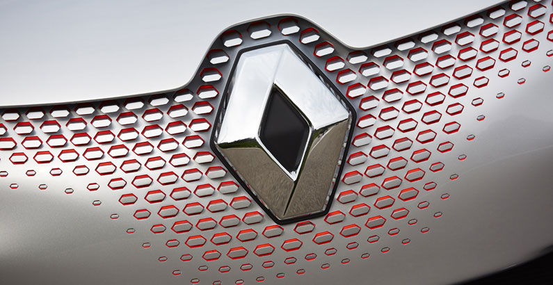 Renault Logo silver version 2004