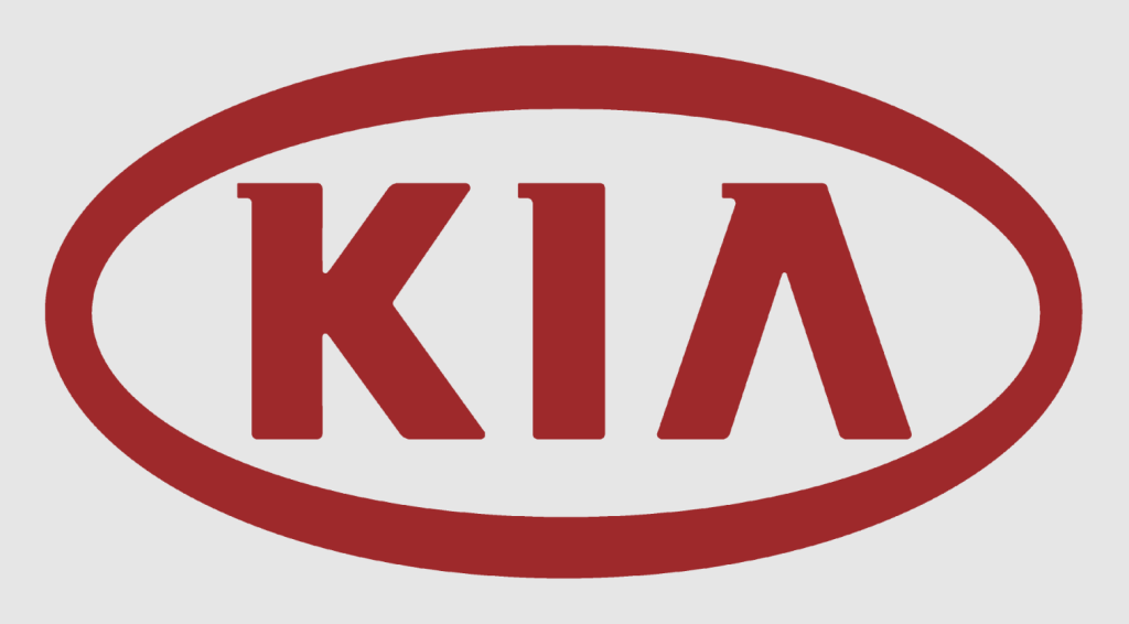 Kia Logo with red design