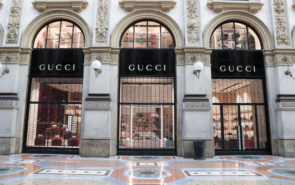 Gucci storefront