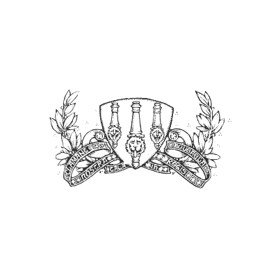 black adn white Arsenal Logo 1888