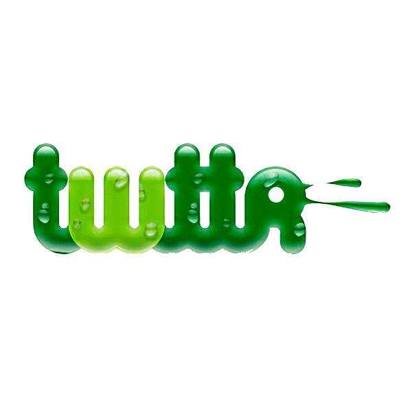 green text twitter logo
