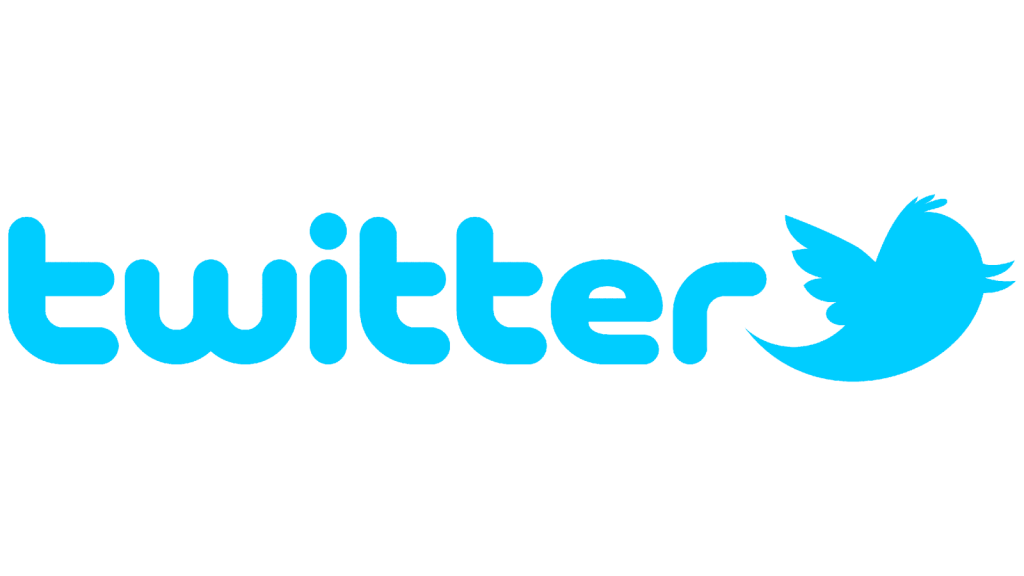twitter logo with bird on it