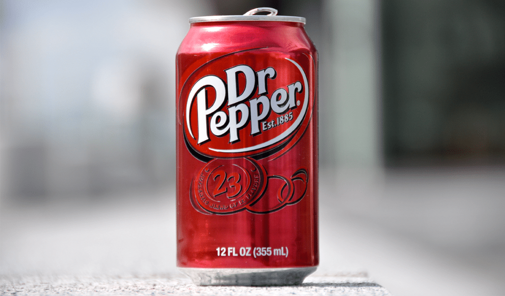 Dr Pepper Logo on a can