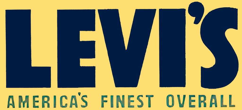 blue and yellow levis logo